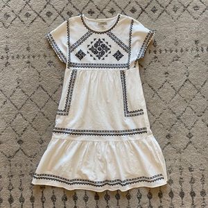 Mikarose White Embroidered Dress